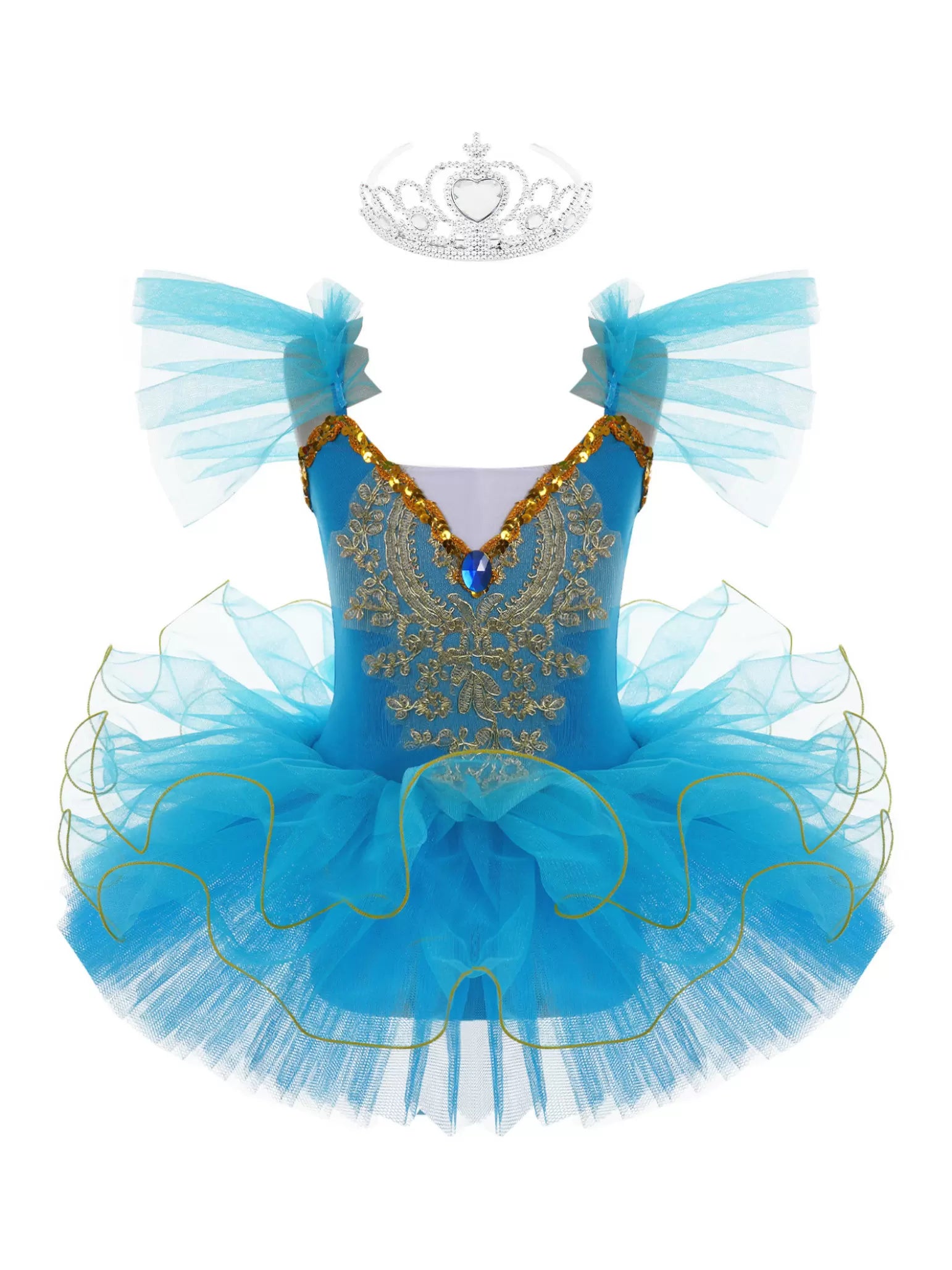 Kid Girls Swan Lake Ballet Dance Dress Princess Tutu Ballerina Costume