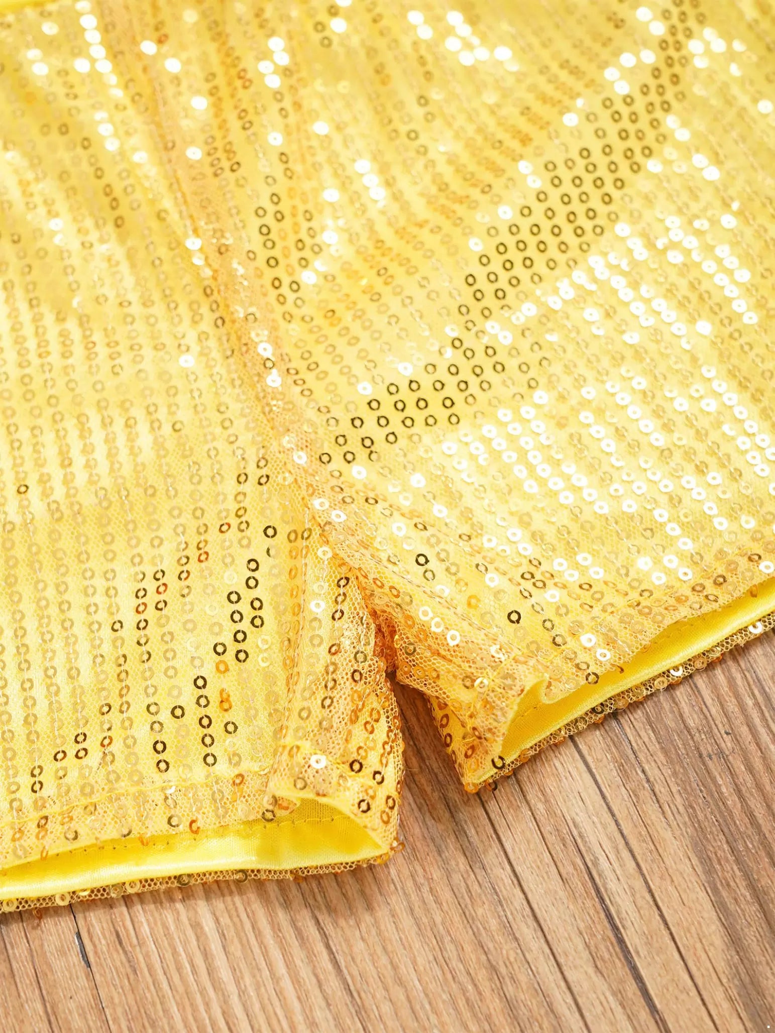 Pantaloncini da ballo con paillettes scintillanti per ragazze Costume da performance latina jazz