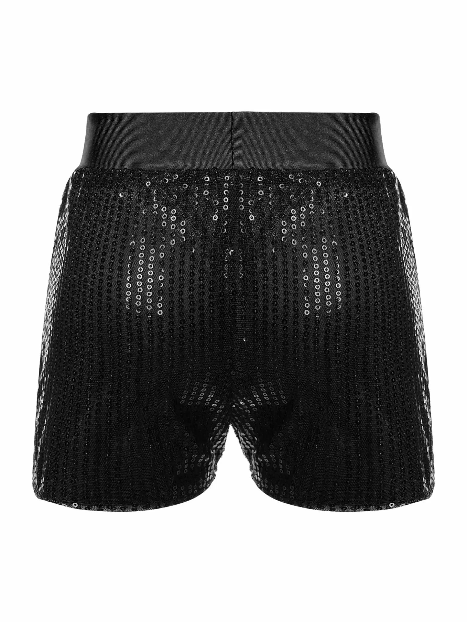 Pantaloncini da ballo con paillettes scintillanti per ragazze Costume da performance latina jazz