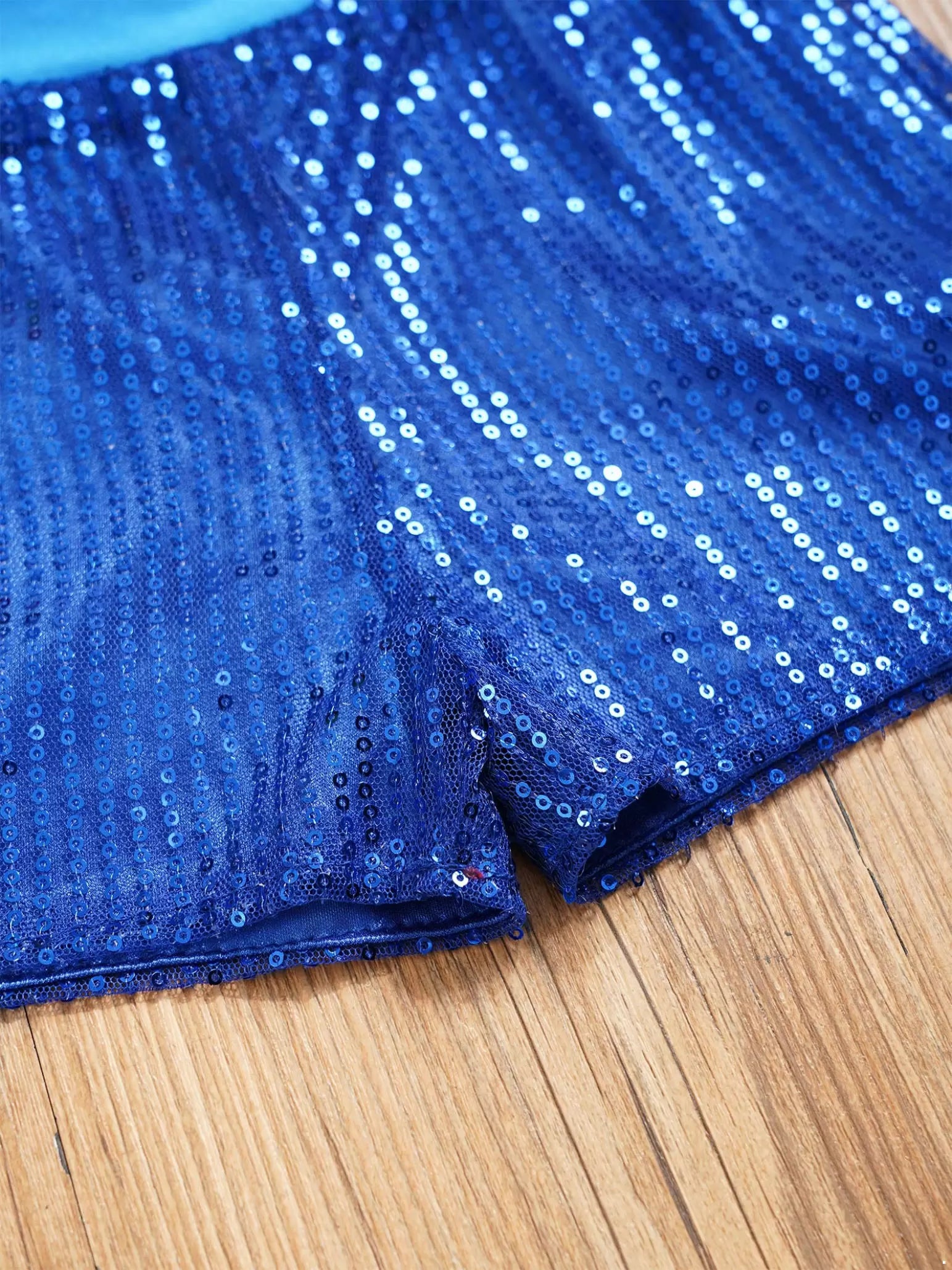 Pantaloncini da ballo con paillettes scintillanti per ragazze Costume da performance latina jazz