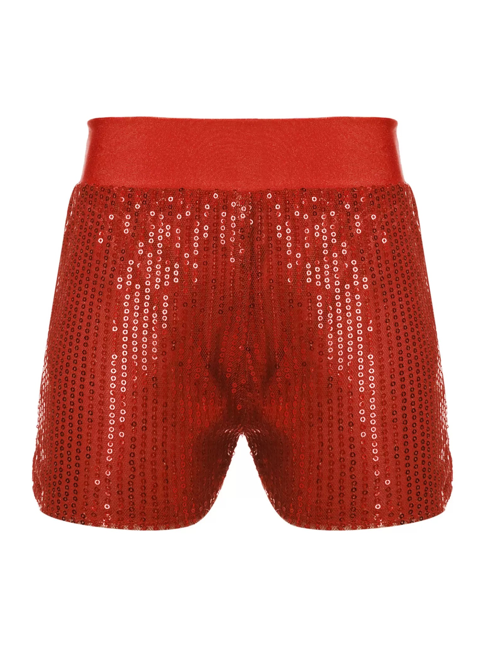 Pantaloncini da ballo con paillettes scintillanti per ragazze Costume da performance latina jazz
