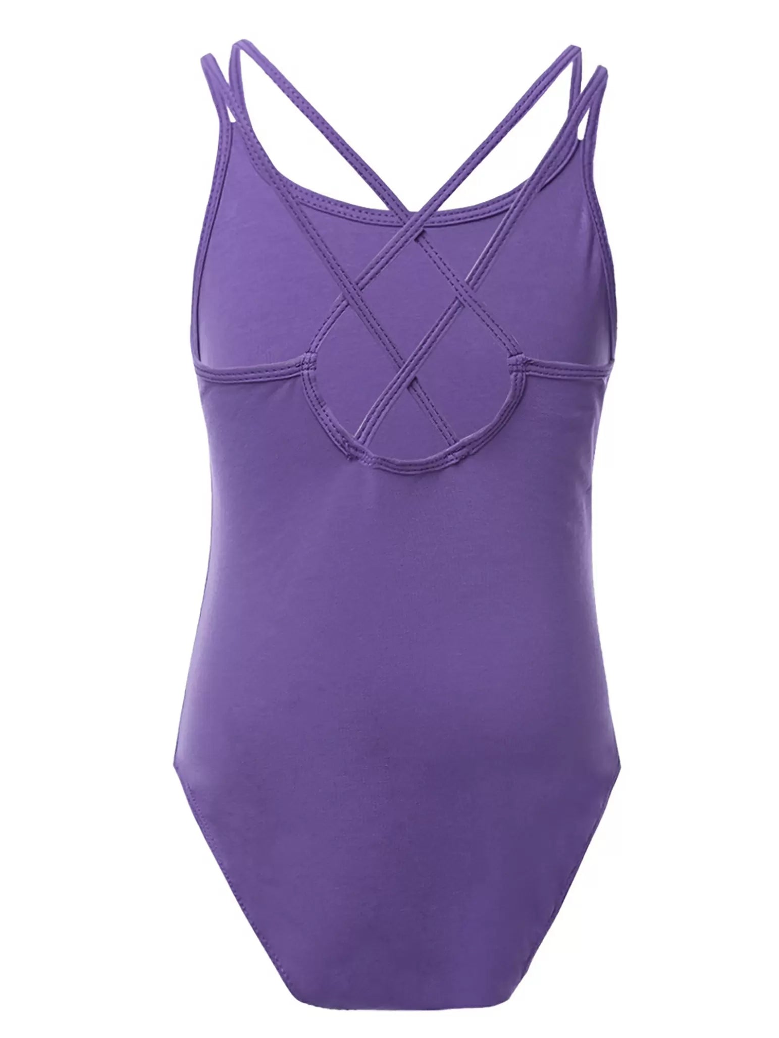 Kids Girls Spaghetti Strap Cotton Ballet Dance Leotard
