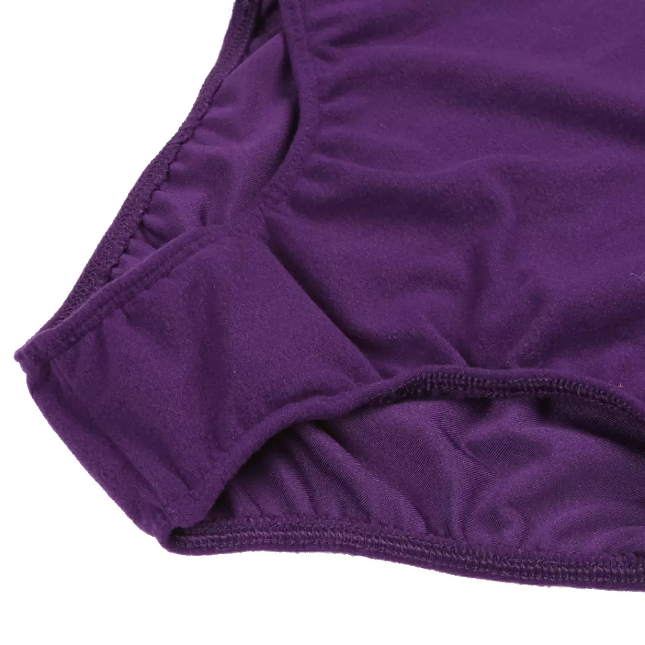 Kids Girls Short Sleeves Solid Gym Dance Leotard