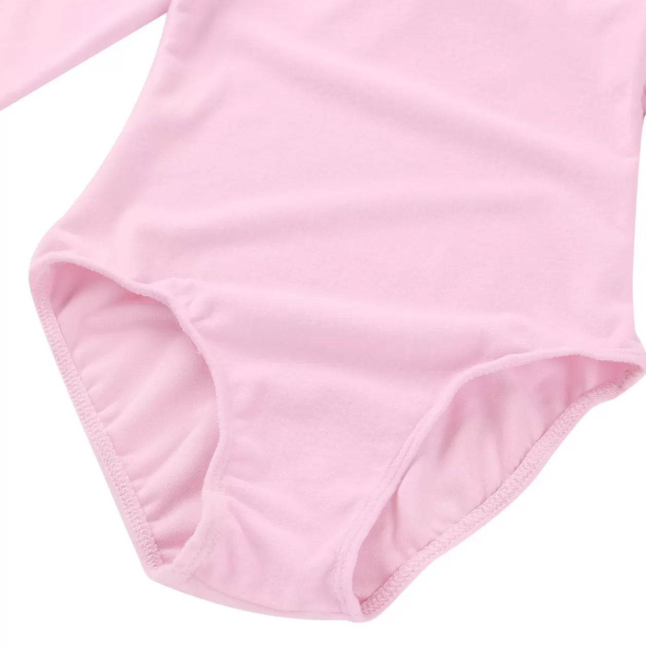 Kids Girls Long Sleeve Solid Color Ballet Dance Leotard
