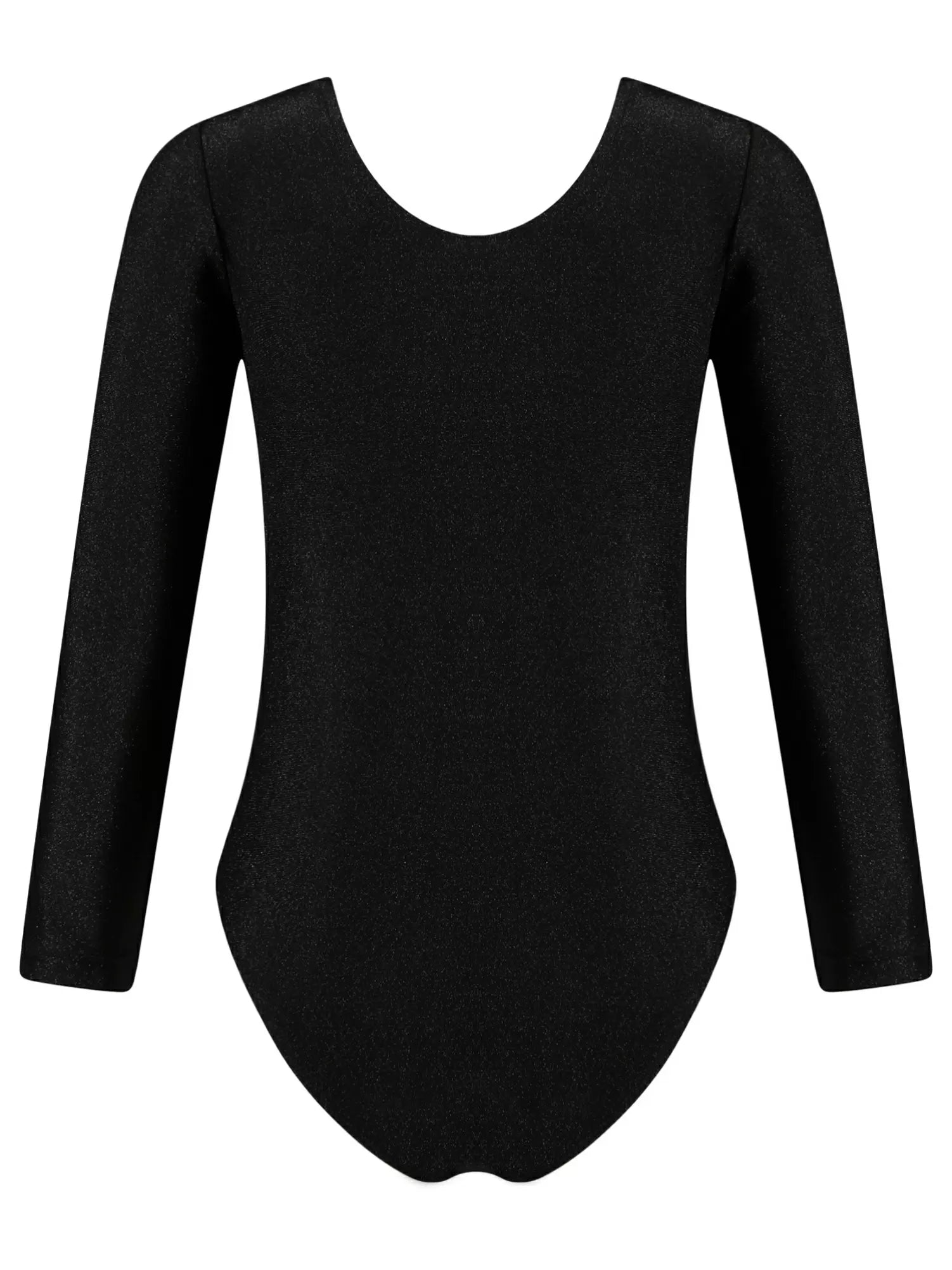 Kids Girls Long Sleeve Rhinestone Gymnastic Skating Leotard